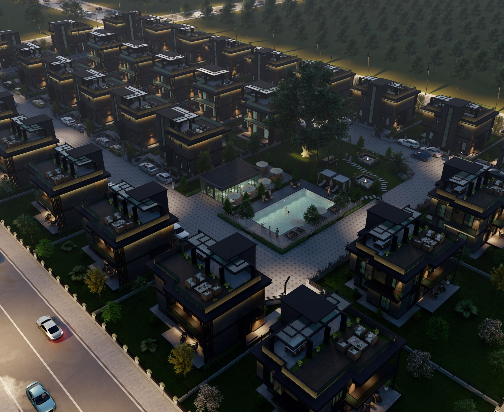 MODERN KONUT YAKLAŞIMI İLE <br> GELECEĞE ODAKLANIYORUZ.